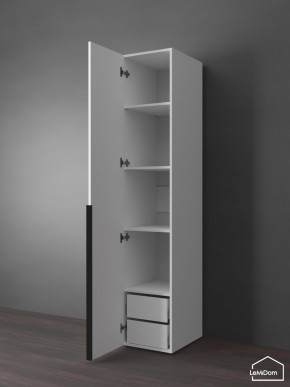 Шкаф Linnea MHR-1-3 2050х400х510 (Белый-М 11.1.2) в Нягани - nyagan.mebel24.online | фото 5
