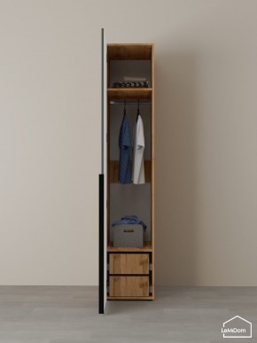 Шкаф Linnea MHR-1-3 2050х400х510 (ДВ-М 11.1.25) в Нягани - nyagan.mebel24.online | фото 5