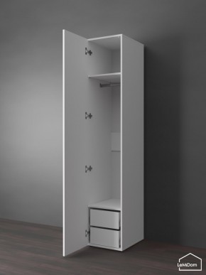 Шкаф Linnea MHR-1PO-3 2050х400х510 (Белый-М 11.1.1) в Нягани - nyagan.mebel24.online | фото 4