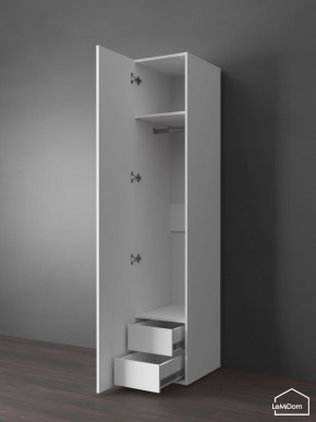 Шкаф Linnea MHR-1PO-3 2050х400х510 (Белый-М 11.1.1) в Нягани - nyagan.mebel24.online | фото 5