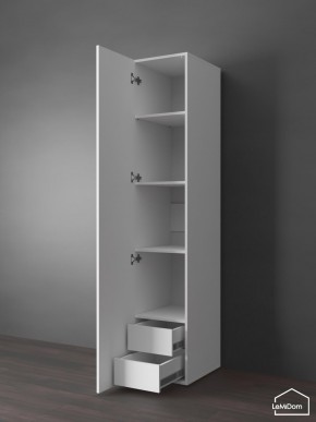 Шкаф Linnea MHR-1PO-4 2050х400х510 (Белый-М 11.1.2) в Нягани - nyagan.mebel24.online | фото 4