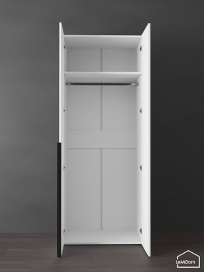 Шкаф Linnea MHR-2 2050х800х510 (Белый-М 11.1.1) в Нягани - nyagan.mebel24.online | фото 4