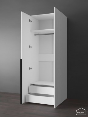 Шкаф Linnea MHR-2-3 2050х800х510 (Белый-М 11.1.2) в Нягани - nyagan.mebel24.online | фото 5