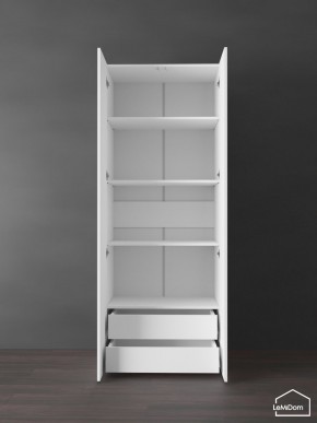 Шкаф Linnea MHR-2PO-4 2050х800х510 (Белый-М 11.1.2) в Нягани - nyagan.mebel24.online | фото 6