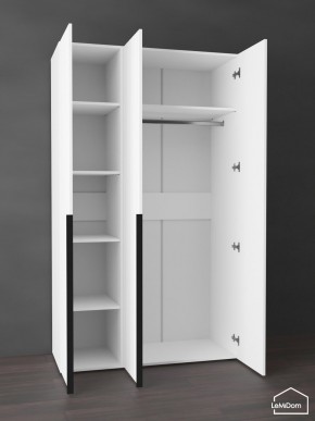Шкаф Linnea MHR-3-1 2050х1200х510 (Белый-М 11.1.2) в Нягани - nyagan.mebel24.online | фото 4