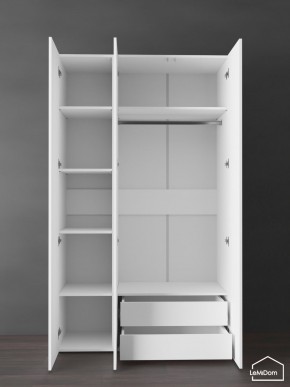 Шкаф Linnea MHR-3PO-2 2050х1200х510 (Белый-М 11.1.1) в Нягани - nyagan.mebel24.online | фото 5