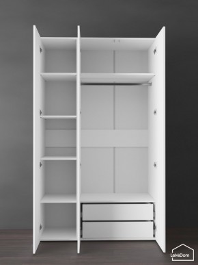 Шкаф Linnea MHR-3PO-2 2050х1200х510 (Белый-М 11.1.1) в Нягани - nyagan.mebel24.online | фото 6