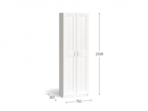 Шкаф МАКС двухдверный узкий, цвет белый в Нягани - nyagan.mebel24.online | фото 3