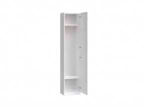 Шкаф МАКС однодверный узкий, цвет белый в Нягани - nyagan.mebel24.online | фото 2