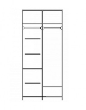 Шкаф Нинель ММ-167-01/03 в Нягани - nyagan.mebel24.online | фото 3