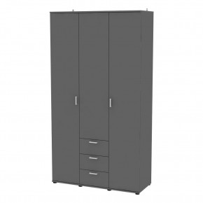 Шкаф Ольга H57 (Графит) в Нягани - nyagan.mebel24.online | фото