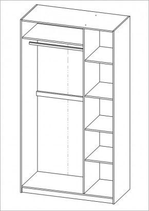 Шкаф ПЕГАС трехдверный, цвет Дуб Венге в Нягани - nyagan.mebel24.online | фото