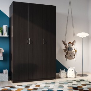 Шкаф ПЕГАС трехдверный, цвет Дуб Венге в Нягани - nyagan.mebel24.online | фото 2