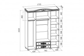 Шкаф платяной Ассоль АС-28 в Нягани - nyagan.mebel24.online | фото 4