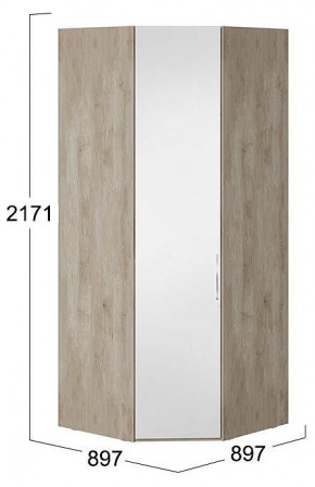 Шкаф платяной Эмбер СМ-348.07.007 L в Нягани - nyagan.mebel24.online | фото 3