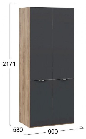 Шкаф платяной Глосс СМ-319.07.211 в Нягани - nyagan.mebel24.online | фото 4