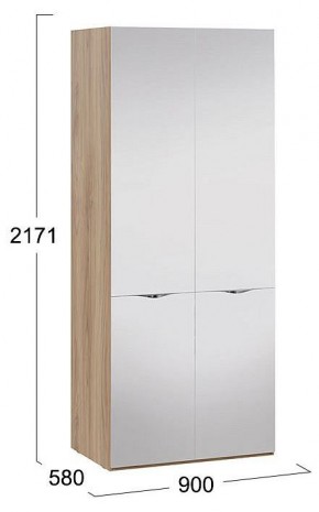 Шкаф платяной Глосс СМ-319.07.212 в Нягани - nyagan.mebel24.online | фото 3