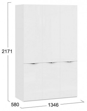 Шкаф платяной Глосс СМ-319.07.431 в Нягани - nyagan.mebel24.online | фото 4