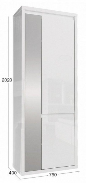 Шкаф платяной Норден СТЛ.413.01 в Нягани - nyagan.mebel24.online | фото 3
