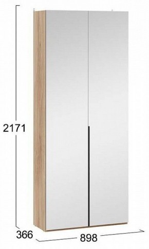 Шкаф платяной Порто СМ-393.07.224 в Нягани - nyagan.mebel24.online | фото 4