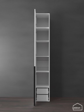Шкаф с антресолью Linnea MHR-1A-4 2450х400х510 (Белый-М 11.1.2) в Нягани - nyagan.mebel24.online | фото 6