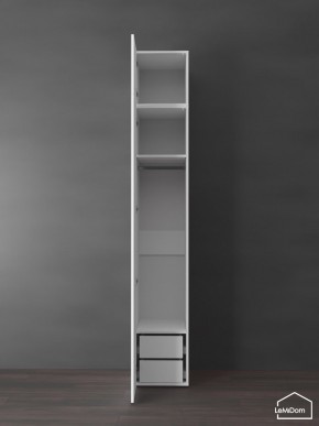 Шкаф с антресолью Linnea MHR-1POA-3 2450х400х510 (Белый-М 11.1.2) в Нягани - nyagan.mebel24.online | фото 5