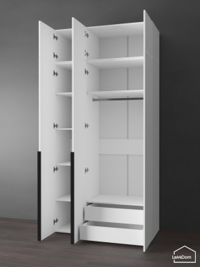 Шкаф с антресолью Linnea MHR-3A-2 2450х1200х510 (Белый-М 11.1.1) в Нягани - nyagan.mebel24.online | фото 5