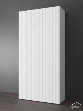 Шкаф с антресолью Linnea MHR-3POA-1 2450х1200х510 (Белый-М 11.1.1) в Нягани - nyagan.mebel24.online | фото 1