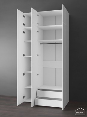 Шкаф с антресолью Linnea MHR-3POA-2 2450х1200х510 (Белый-М 11.1.1) в Нягани - nyagan.mebel24.online | фото 5