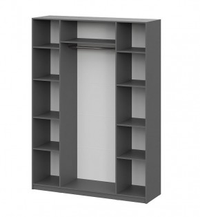 Шкаф ШК-5 (1600) Графит серый в Нягани - nyagan.mebel24.online | фото 3