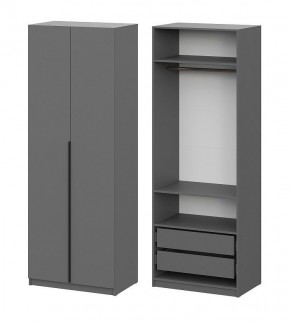 Шкаф ШК-5 + 2 полки + ящики (800) Графит в Нягани - nyagan.mebel24.online | фото 1