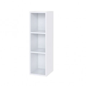 Шкаф Сириния навесной открытый белый/МДФ белый снег в Нягани - nyagan.mebel24.online | фото