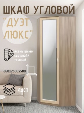 Шкаф угловой Дуэт Люкс с зеркалом в Нягани - nyagan.mebel24.online | фото 3