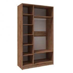 Шкаф Вегас 1200 Дуб крафт табачный/Дуб крафт белый в Нягани - nyagan.mebel24.online | фото 2