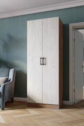 Шкаф Вегас 800 Дуб крафт табачный/Дуб крафт белый в Нягани - nyagan.mebel24.online | фото 1