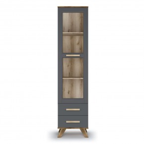 Шкаф-витрина 450 Вега Скандинавия в Нягани - nyagan.mebel24.online | фото 2