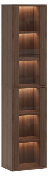 Шкаф-витрина Домино СУ(ш1в2)+2ФС в Нягани - nyagan.mebel24.online | фото