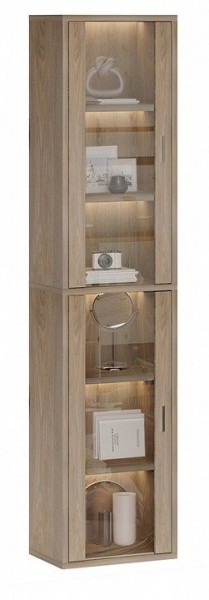 Шкаф-витрина Домино СУ(ш1в2)+2ФС в Нягани - nyagan.mebel24.online | фото 2