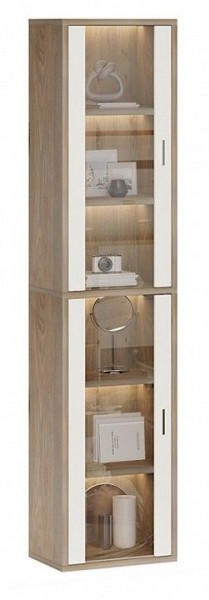 Шкаф-витрина Домино СУ(ш1в2)+2ФС в Нягани - nyagan.mebel24.online | фото 2