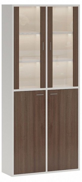 Шкаф-витрина Домино СУ(ш2в2)+2ФС+2ФГ в Нягани - nyagan.mebel24.online | фото 2