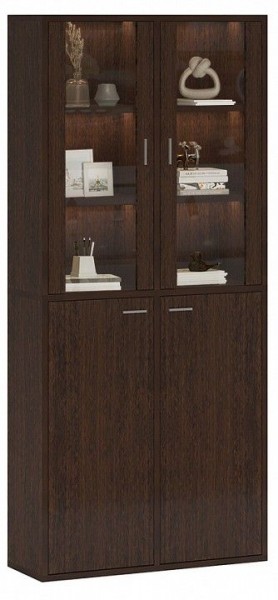 Шкаф-витрина Домино СУ(ш2в2)+2ФС+2ФГ в Нягани - nyagan.mebel24.online | фото 3