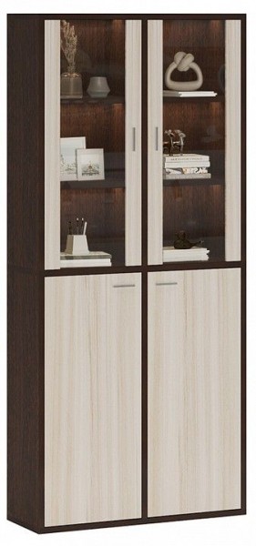Шкаф-витрина Домино СУ(ш2в2)+2ФС+2ФГ в Нягани - nyagan.mebel24.online | фото 2