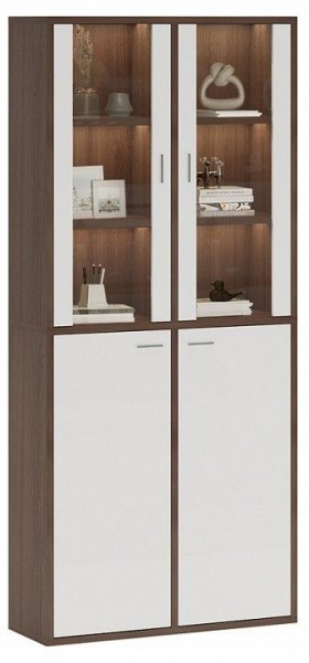 Шкаф-витрина Домино СУ(ш2в2)+2ФС+2ФГ в Нягани - nyagan.mebel24.online | фото 2