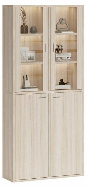 Шкаф-витрина Домино СУ(ш2в2)+2ФС+2ФГ в Нягани - nyagan.mebel24.online | фото 2
