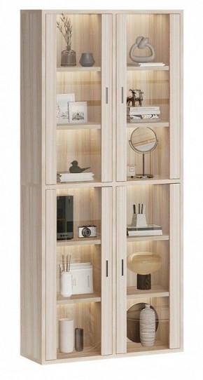 Шкаф-витрина Домино СУ(ш2в2)+4ФС в Нягани - nyagan.mebel24.online | фото 2