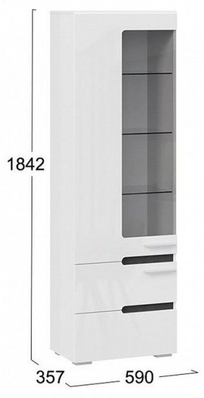 Шкаф-витрина Фьюжн ТД-260.07.25 в Нягани - nyagan.mebel24.online | фото 7