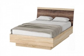 СОНАТА КРС-1400 Кровать с ПМ (дуб сонома/дуб сакраменто) в Нягани - nyagan.mebel24.online | фото