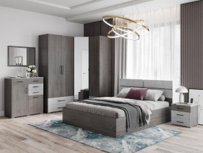 Спальня Теана Ясень Анкор темный/Мрамор лайт в Нягани - nyagan.mebel24.online | фото
