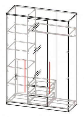 Спальный гарнитур Роксана (модульный) ЯШС в Нягани - nyagan.mebel24.online | фото 5