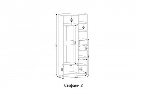 СТЕФАНИ-2 Шкаф в Нягани - nyagan.mebel24.online | фото 2